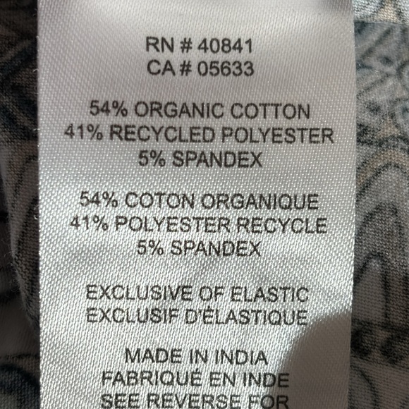 Aventura Celia halter sleeveless dress organic eco mosaic L - Picture 13 of 14